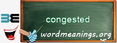 WordMeaning blackboard for congested